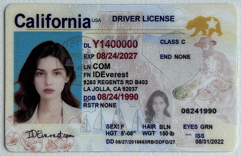 Buy Scannable California Fake ID Cards Online